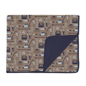 NEW KICKEE toddler blanket - 40x60 in portabella fall tools